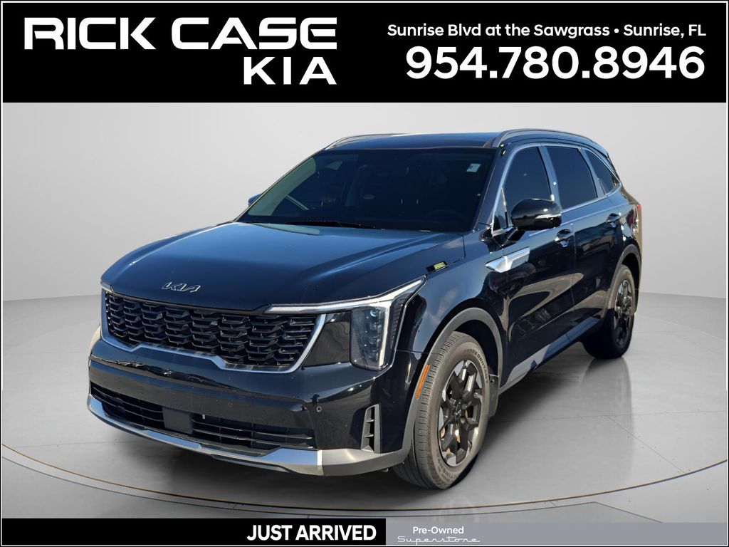 Ebony Black 2024 Kia Sorento SUV / Crossover Front-Wheel Drive 8-Speed Automatic