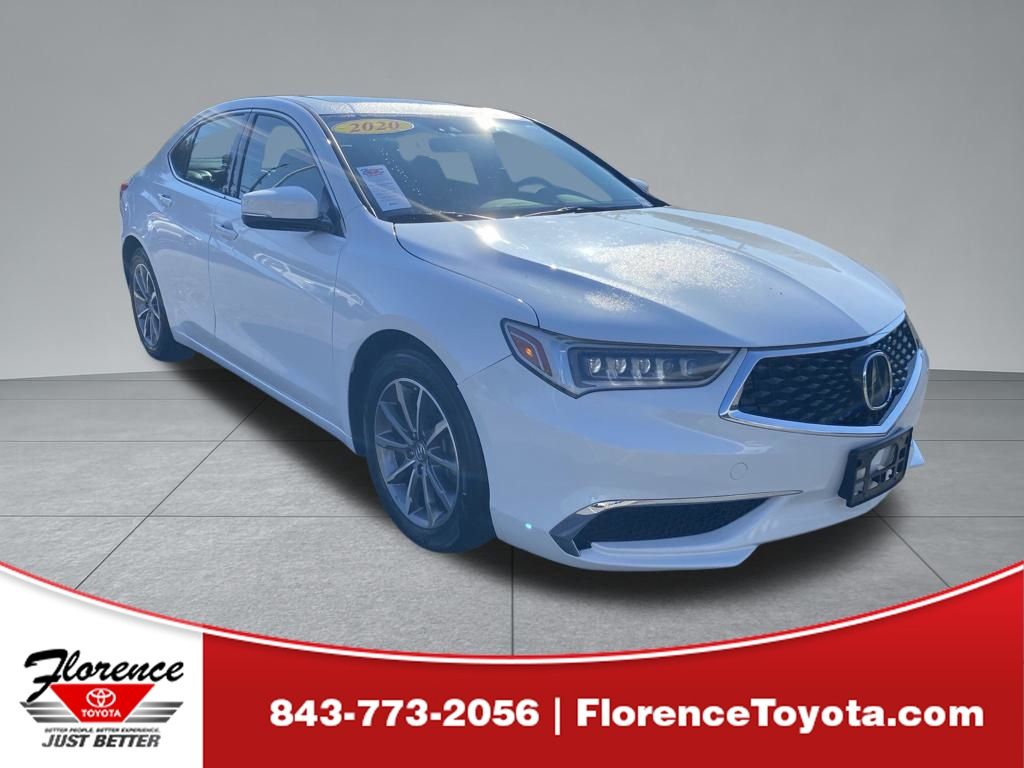 Platinum White Pearl 2020 Acura TLX Sedan Front-Wheel Drive 8-Speed Dual Clutch