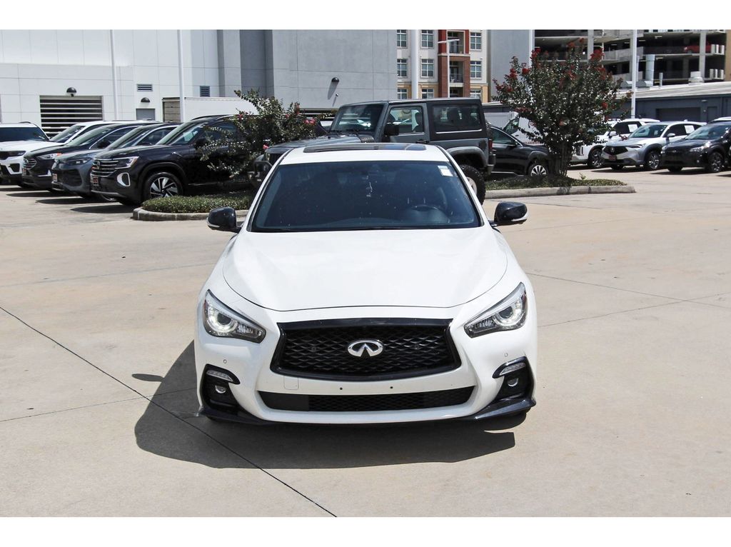 2024 INFINITI Q50 Red Sport 400 White at AutoSavvy Houston Southwest
