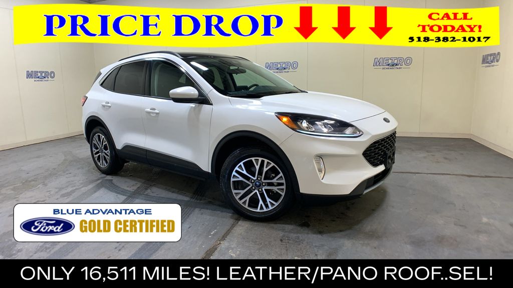 White Metallic 2022 Ford Escape SEL AWD SUV / Crossover All-Wheel Drive 8-Speed Automatic