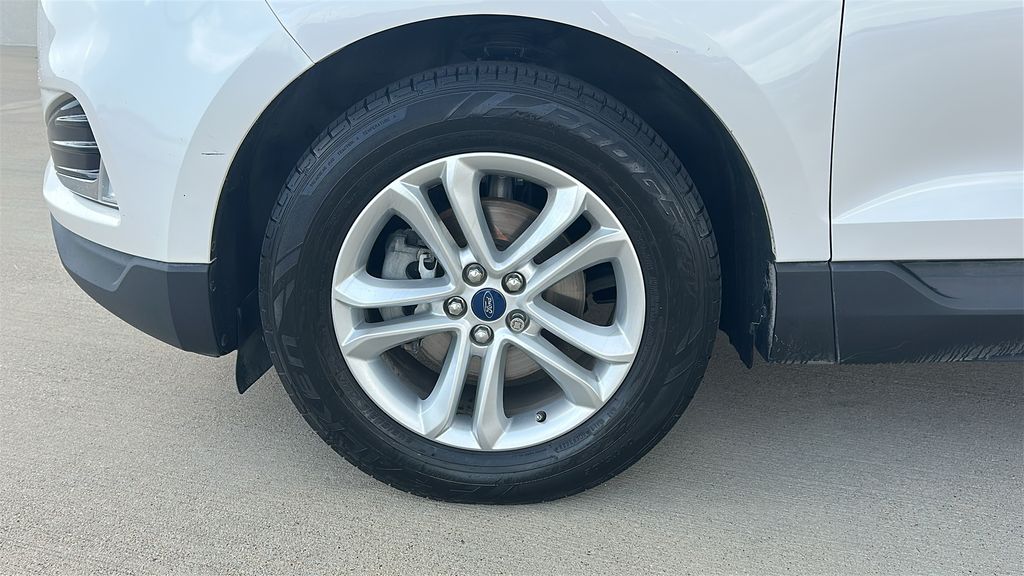 2019 Ford Edge SEL White at DeMontrond Gulf Freeway