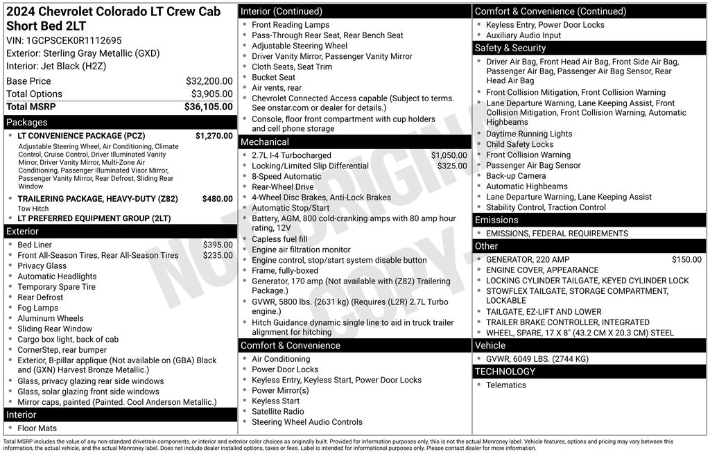 2024 Chevrolet Colorado LT photo