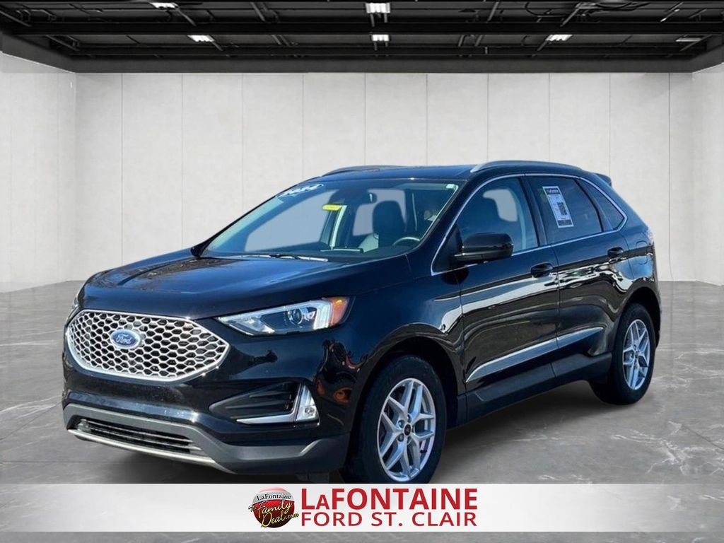 Black Metallic 2024 Ford Edge SUV / Crossover All-Wheel Drive 8-Speed Automatic
