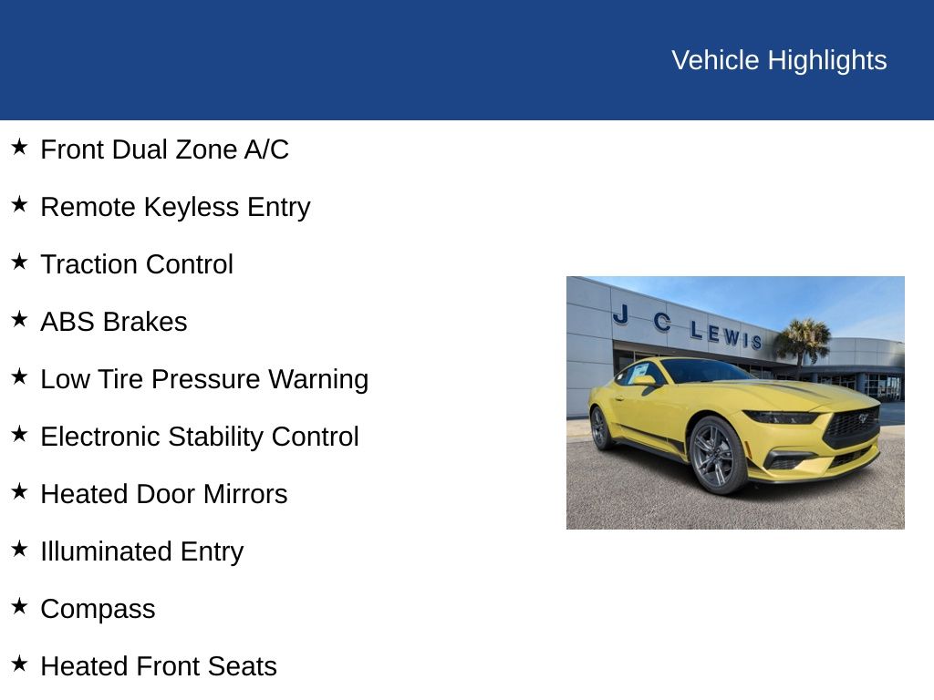2025 Ford Mustang EcoBoost Premium Fastback