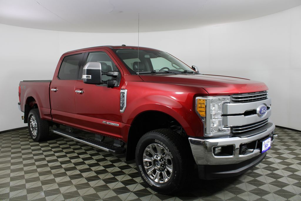 Ruby Red Metallic 2017 Ford F-350 Super Duty Pickup Truck Four-Wheel Drive 6-Speed Automatic