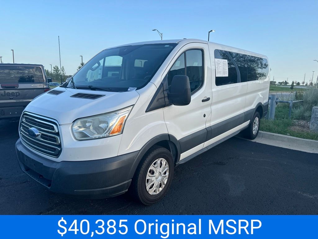 2015 Ford Transit Passenger 350 XLT Low Roof LWB RWD with 60/40 Passenger-Side Doors