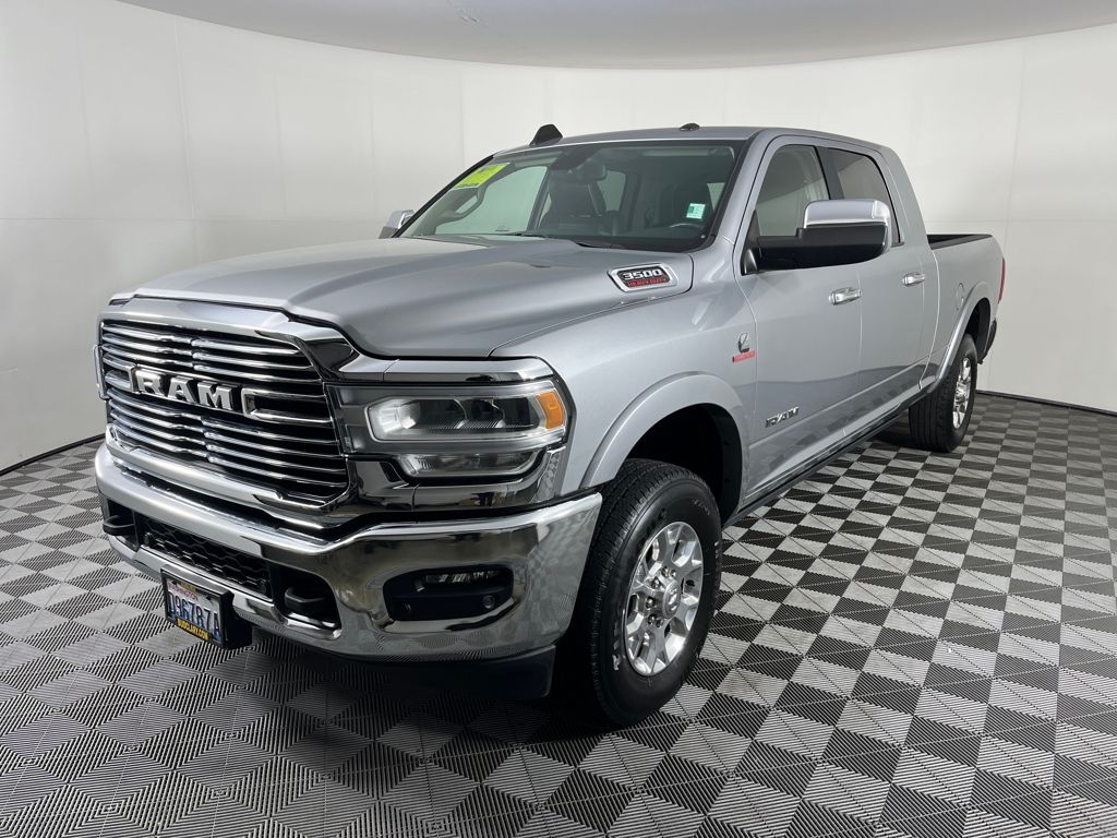 Billet Silver Metallic Clearcoat 2022 RAM 3500 Laramie Mega Cab 4WD Pickup Truck Four-Wheel Drive 6-Speed Automatic