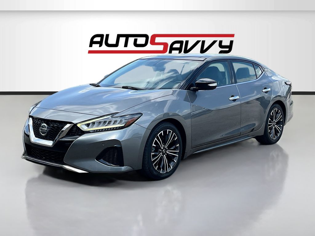 2019 Nissan Maxima 3.5 SL Gray at Central Houston Nissan