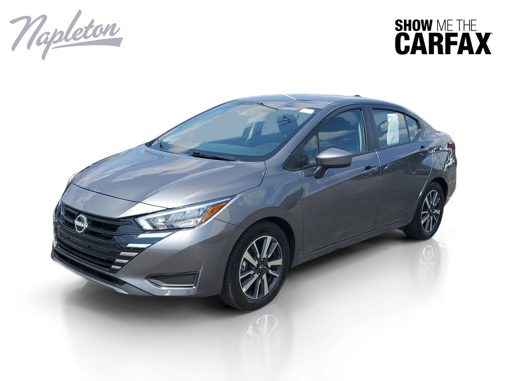 Gray (Gun Metallic) 2025 Nissan Versa Sedan Front-Wheel Drive Continuously Variable Transmission