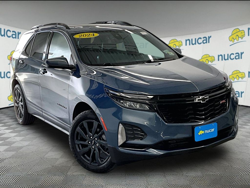 Lakeshore Blue Metallic 2024 Chevrolet Equinox SUV / Crossover Four-Wheel Drive 6-Speed Automatic Overdrive