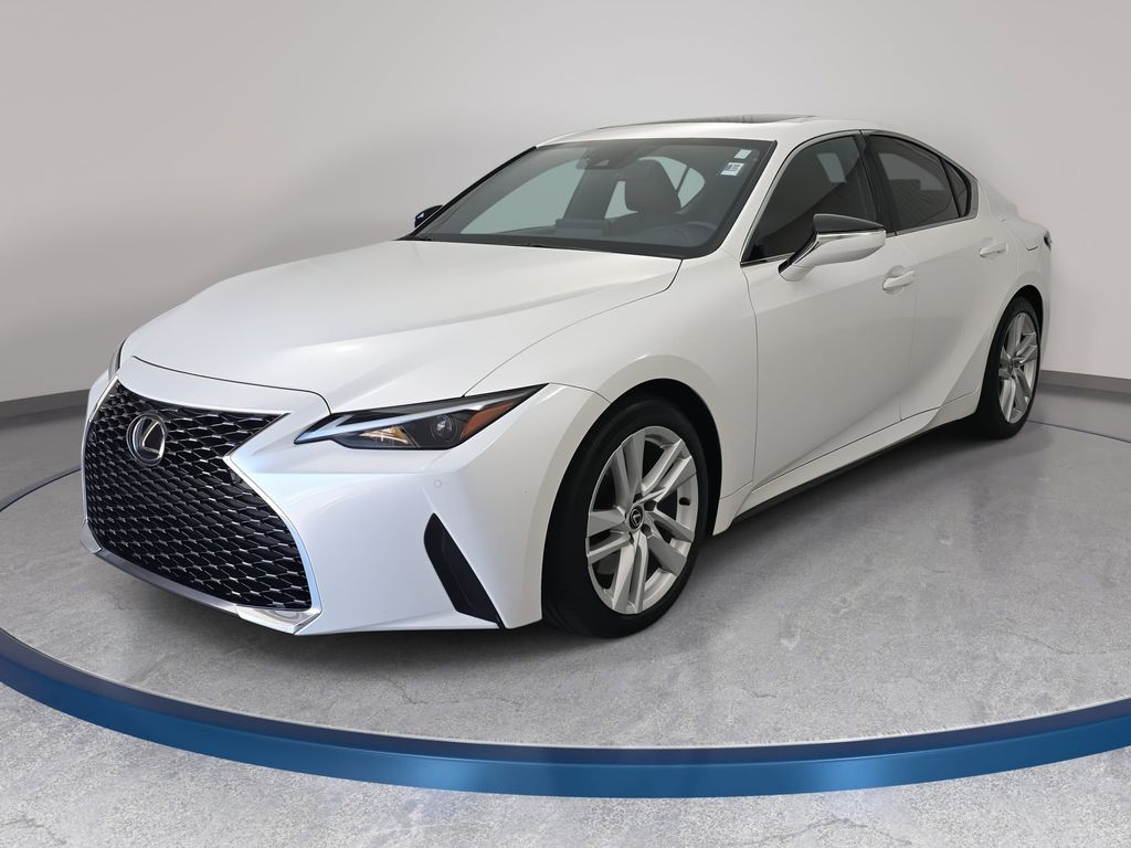 Eminent White Pearl 2024 Lexus IS 300 RWD Sedan Rear-Wheel Drive 8-Speed Automatic