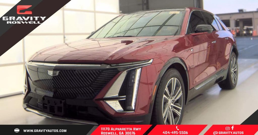 Radiant Red Tintcoat 2024 Cadillac LYRIQ SUV / Crossover All-Wheel Drive 1-Speed Automatic