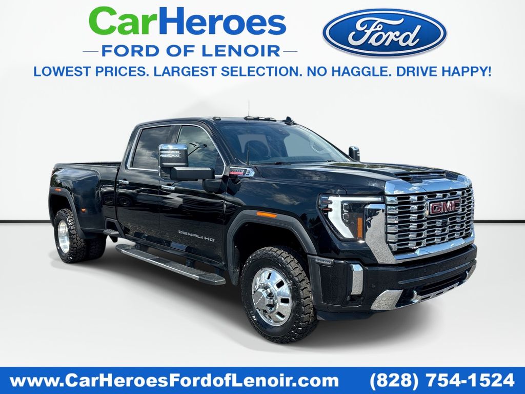 Onyx Black 2024 GMC Sierra 3500HD Pickup Truck Four-Wheel Drive Automatic