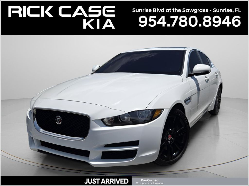 Fuji White 2019 Jaguar XE Sedan Rear-Wheel Drive 8-Speed Automatic