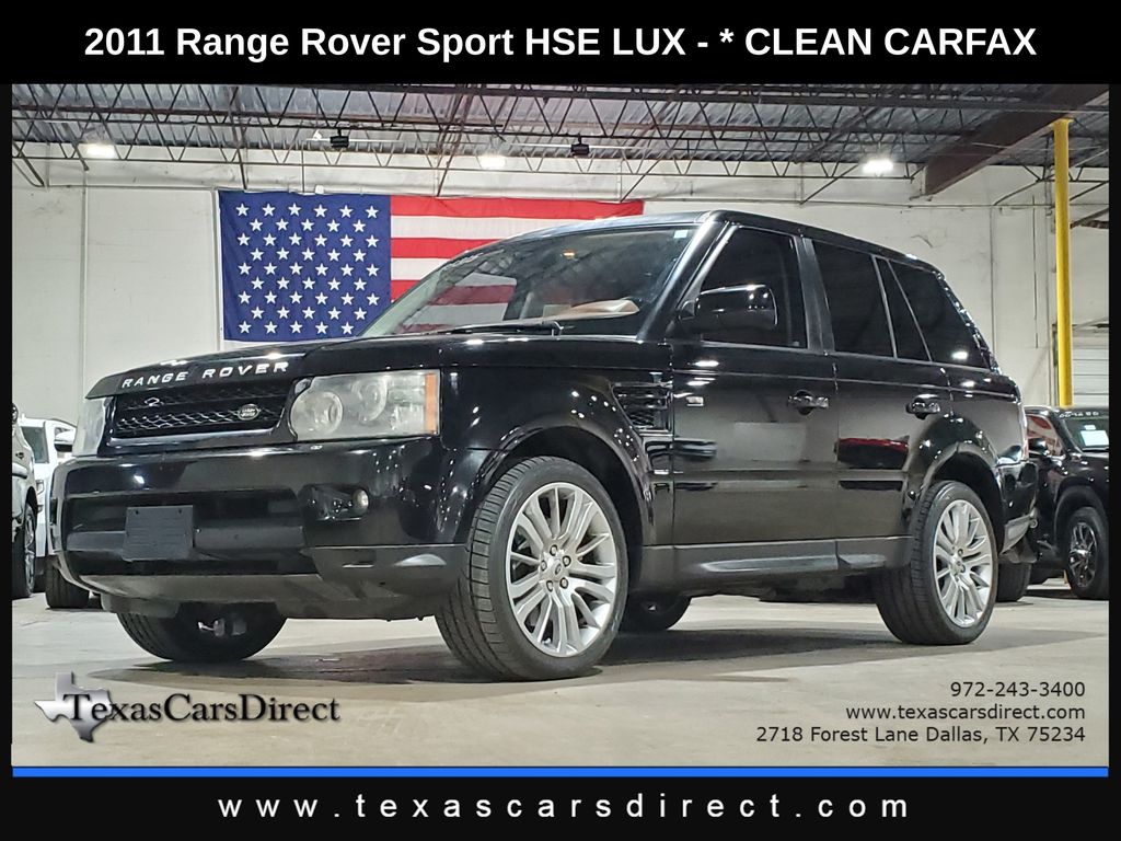 Santorini Black 2011 Land Rover Range Rover Sport SUV / Crossover Four-Wheel Drive 6-Speed Automatic