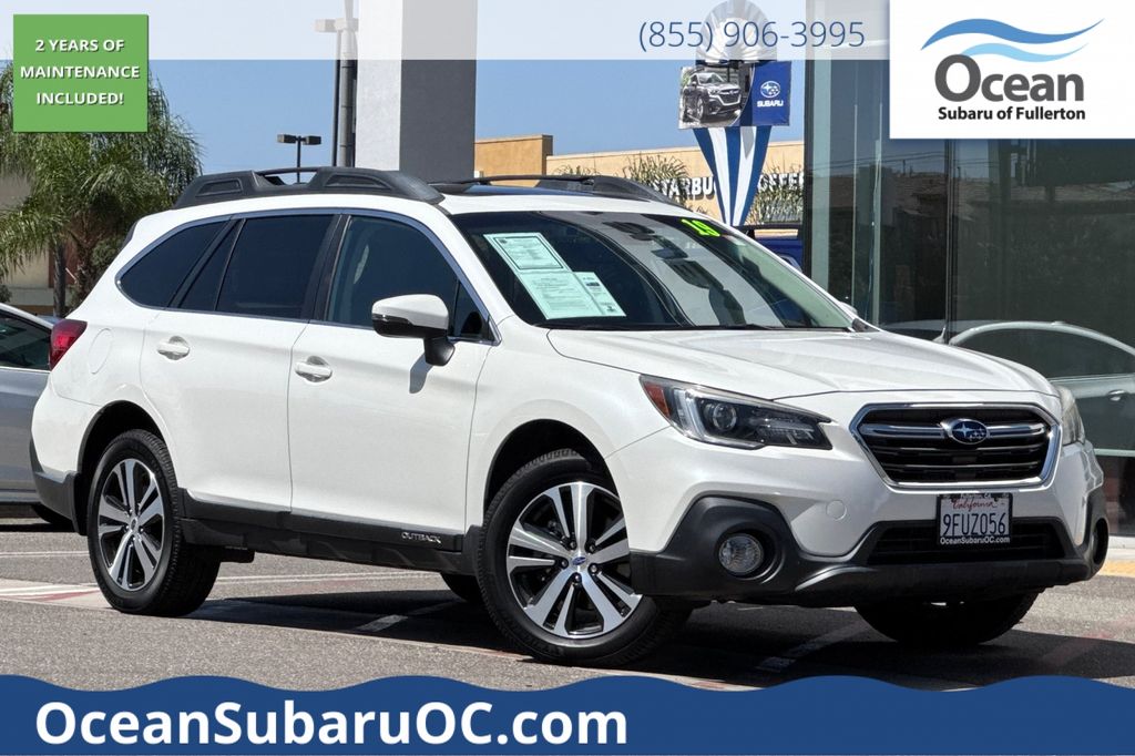 Crystal White Pearl 2019 Subaru Outback Wagon All-Wheel Drive Continuously Variable Transmission