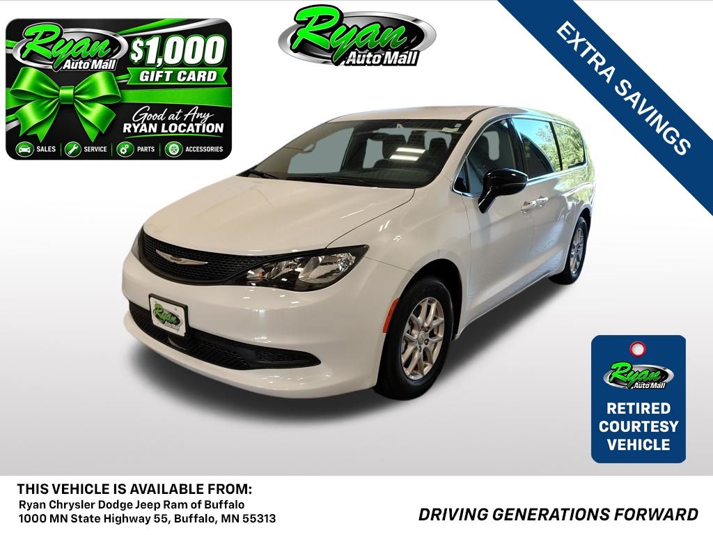 Bright White Clearcoat 2026 Chrysler Voyager Minivan Front-Wheel Drive 9-Speed Automatic