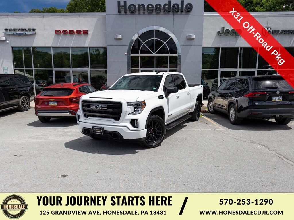White 2020 GMC Sierra 1500 Pickup Truck Four-Wheel Drive Automatic