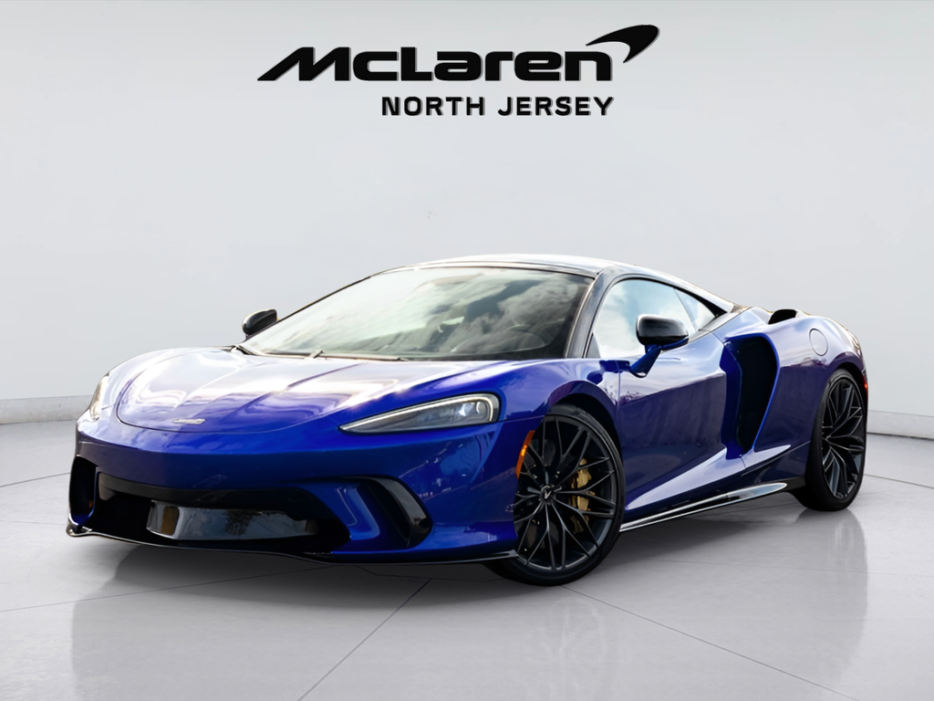 Blue 2025 McLaren GTS Coupe Rear-Wheel Drive 7-Speed Automatic