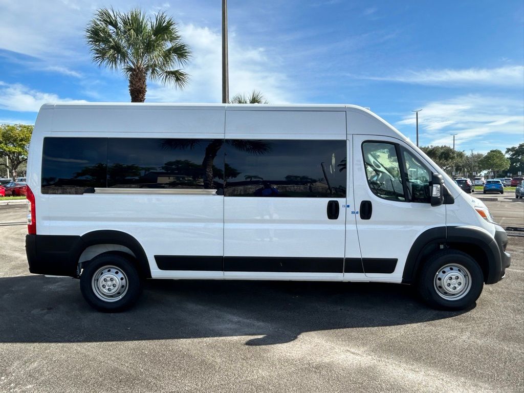 Used 2023 Bright White Clearcoat Ram High Roof image 3