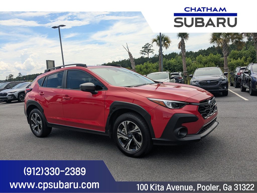 Pure Red 2025 Subaru Crosstrek SUV / Crossover All-Wheel Drive Continuously Variable Transmission