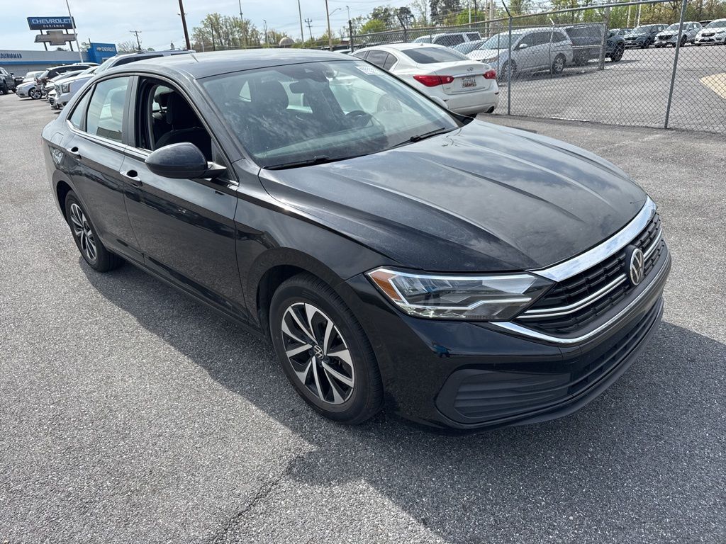 Black 2024 Volkswagen Jetta S FWD Sedan Front-Wheel Drive 8-Speed Automatic