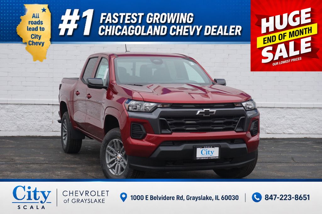Radiant Red Tintcoat 2026 Chevrolet Colorado Pickup Truck Four-Wheel Drive 8-Speed Automatic