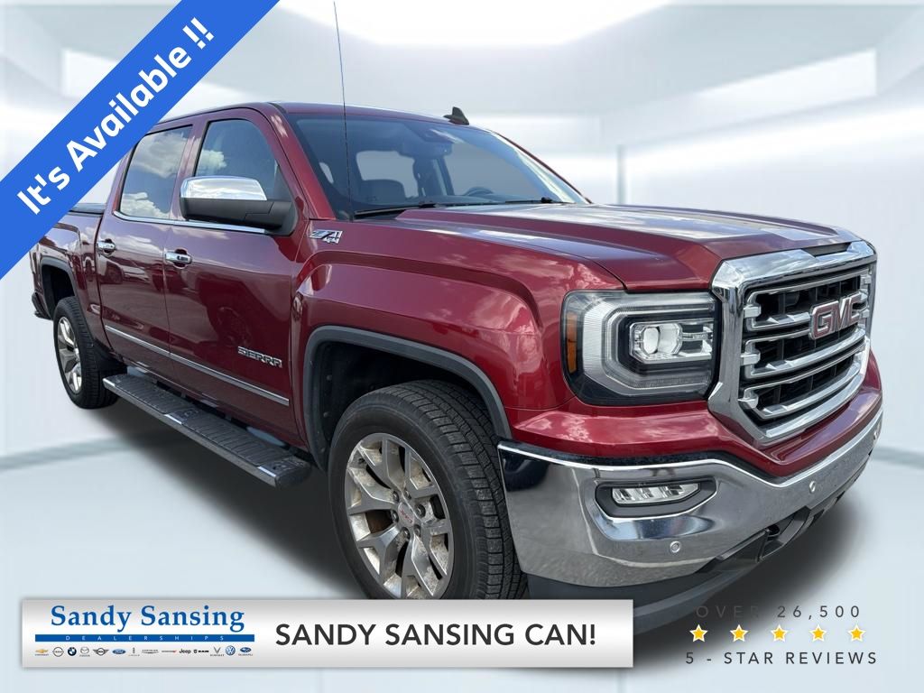 Red Quartz Tintcoat 2018 GMC Sierra 1500 Pickup Truck Four-Wheel Drive 8-Speed Automatic Overdrive