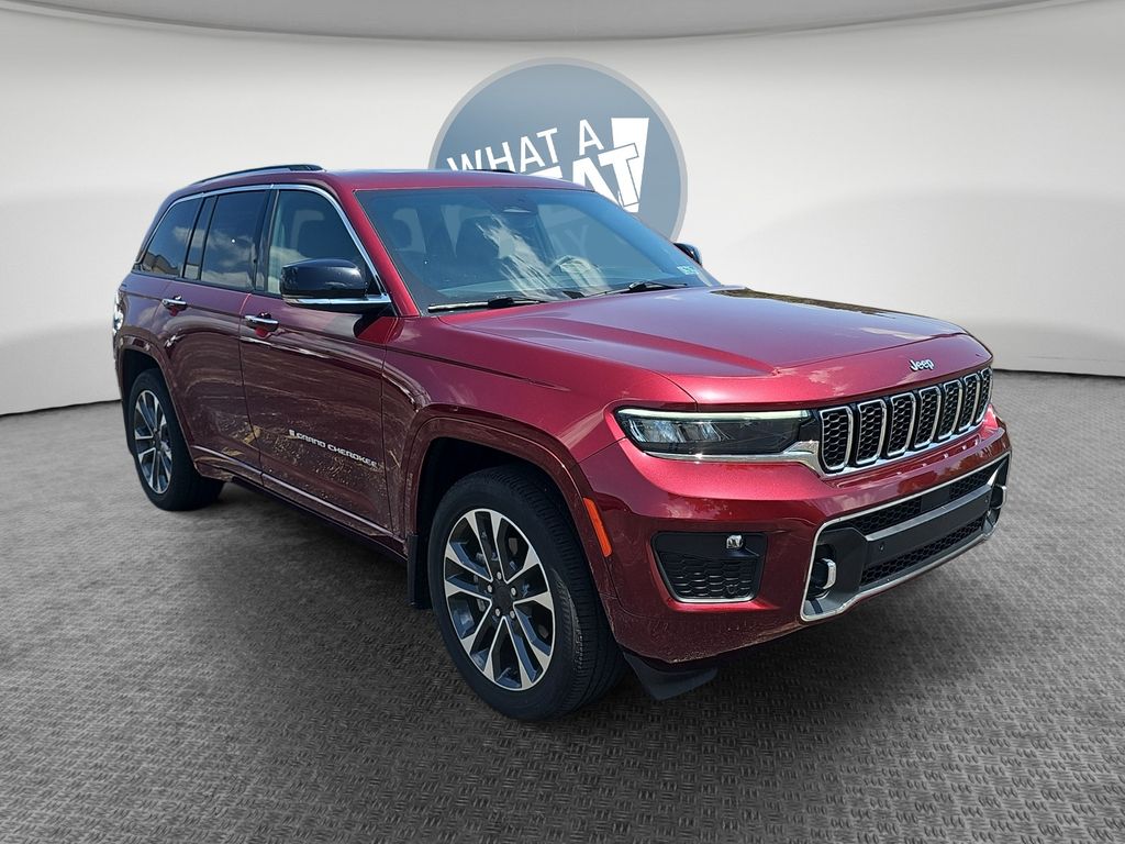 Velvet Red Pearlcoat 2023 Jeep Grand Cherokee SUV / Crossover Four-Wheel Drive 8-Speed Automatic