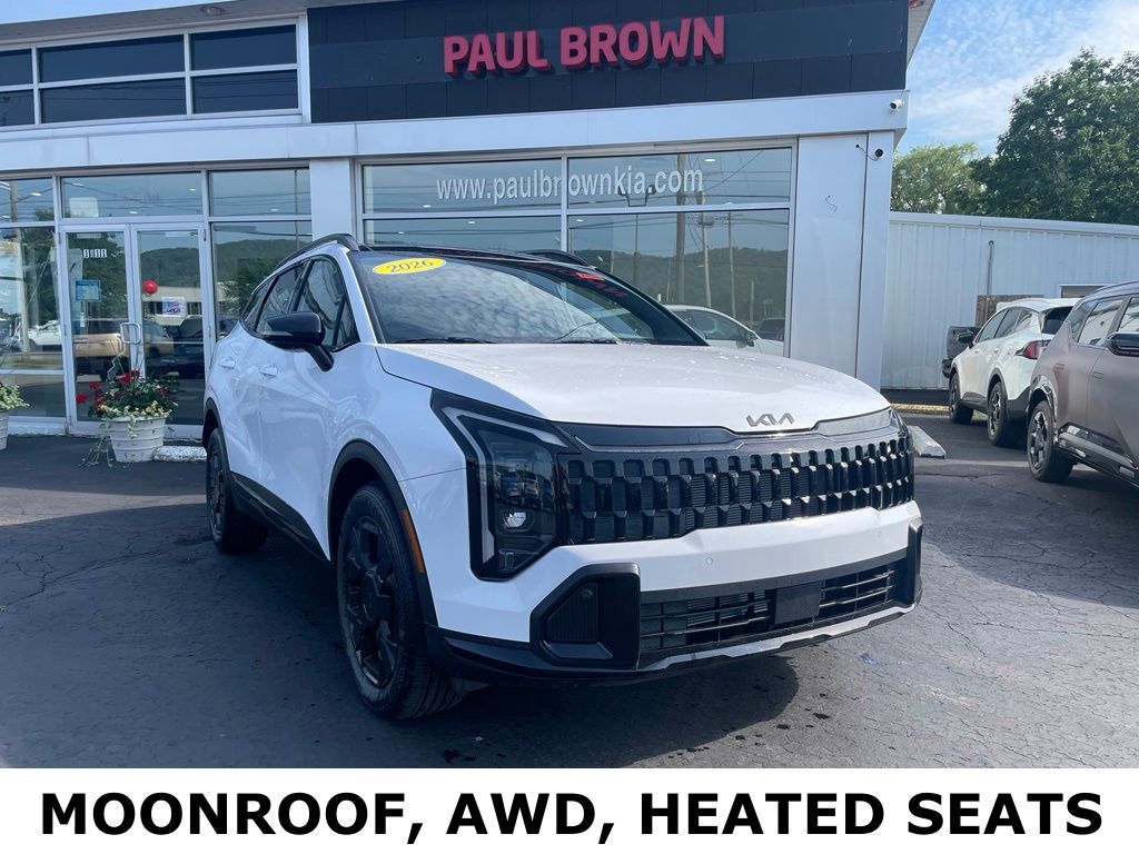 White 2026 Kia Sportage SUV / Crossover All-Wheel Drive 8-Speed Automatic