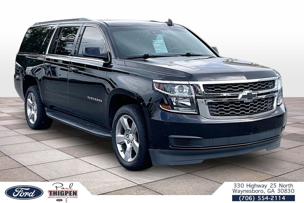 Black 2019 Chevrolet Suburban SUV / Crossover 4X2 6-Speed Automatic Overdrive
