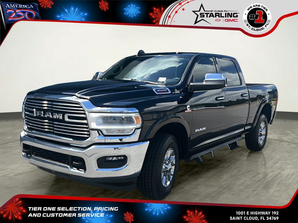Diamond Black Crystal Pearlcoat 2022 RAM 3500 Pickup Truck 4X2 6-Speed Automatic
