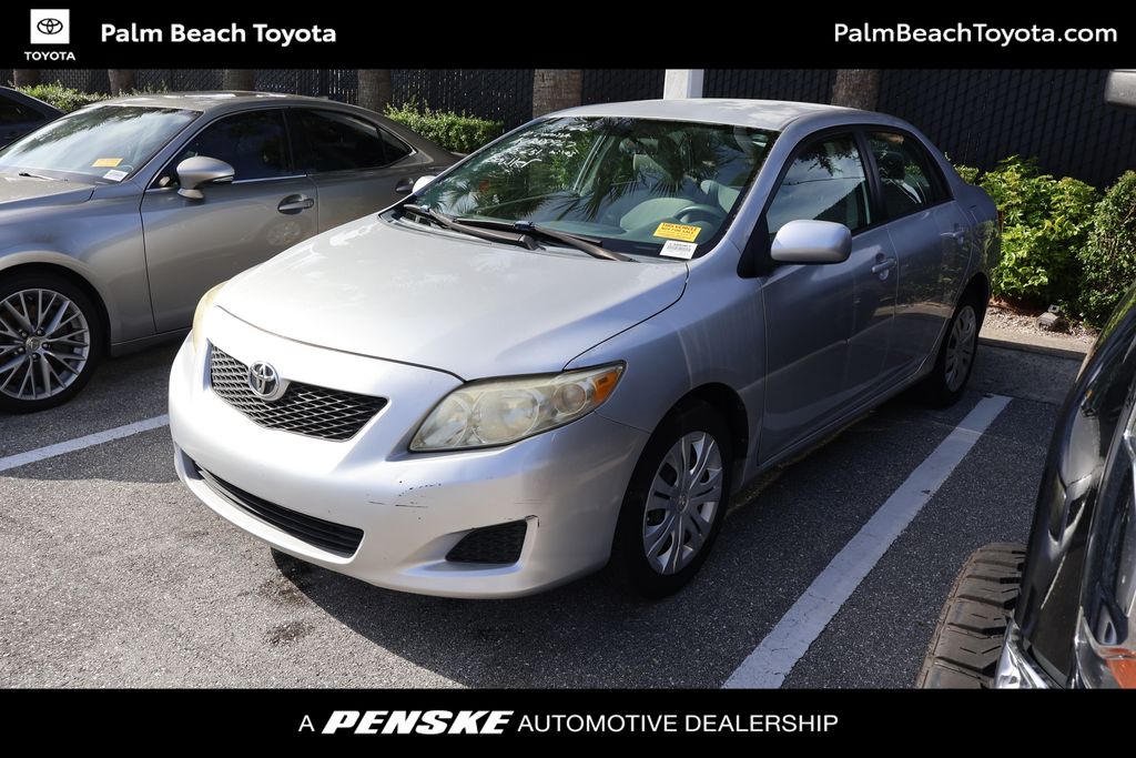 Classic Silver Metallic 2010 Toyota Corolla Sedan Front-Wheel Drive 4-Speed Automatic