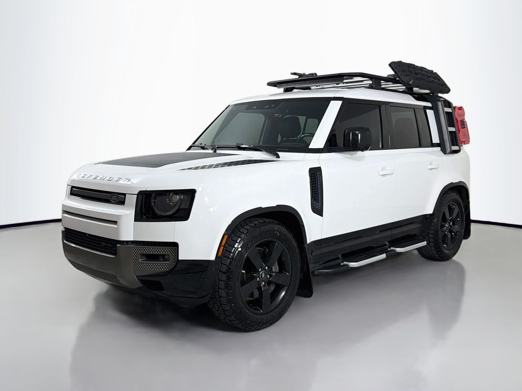 White 2022 Land Rover Defender 110 X-Dynamic HSE AWD SUV / Crossover All-Wheel Drive 8-Speed Automatic
