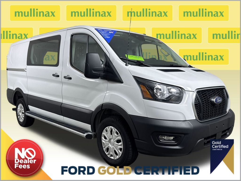 Oxford White 2025 Ford Transit Cargo Van Rear-Wheel Drive 