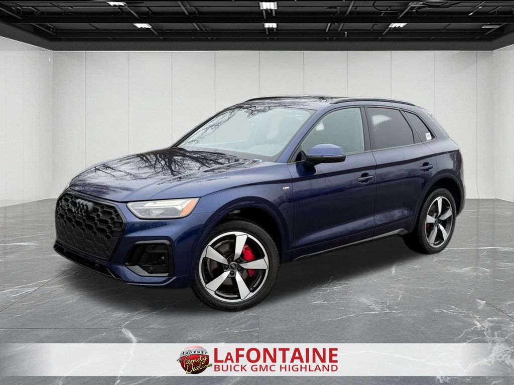 Blue 2024 Audi Q5 quattro Premium Plus S Line 45 TFSI SUV / Crossover All-Wheel Drive 7-Speed Automatic
