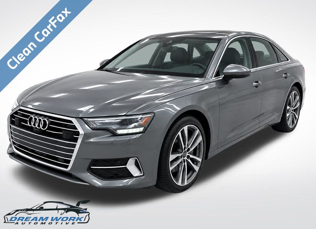 Gray 2023 Audi A6 Sedan All-Wheel Drive 7-Speed Automatic
