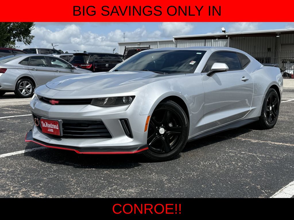Silver Ice Metallic 2017 Chevrolet Camaro Coupe Rear-Wheel Drive 8-Speed Automatic