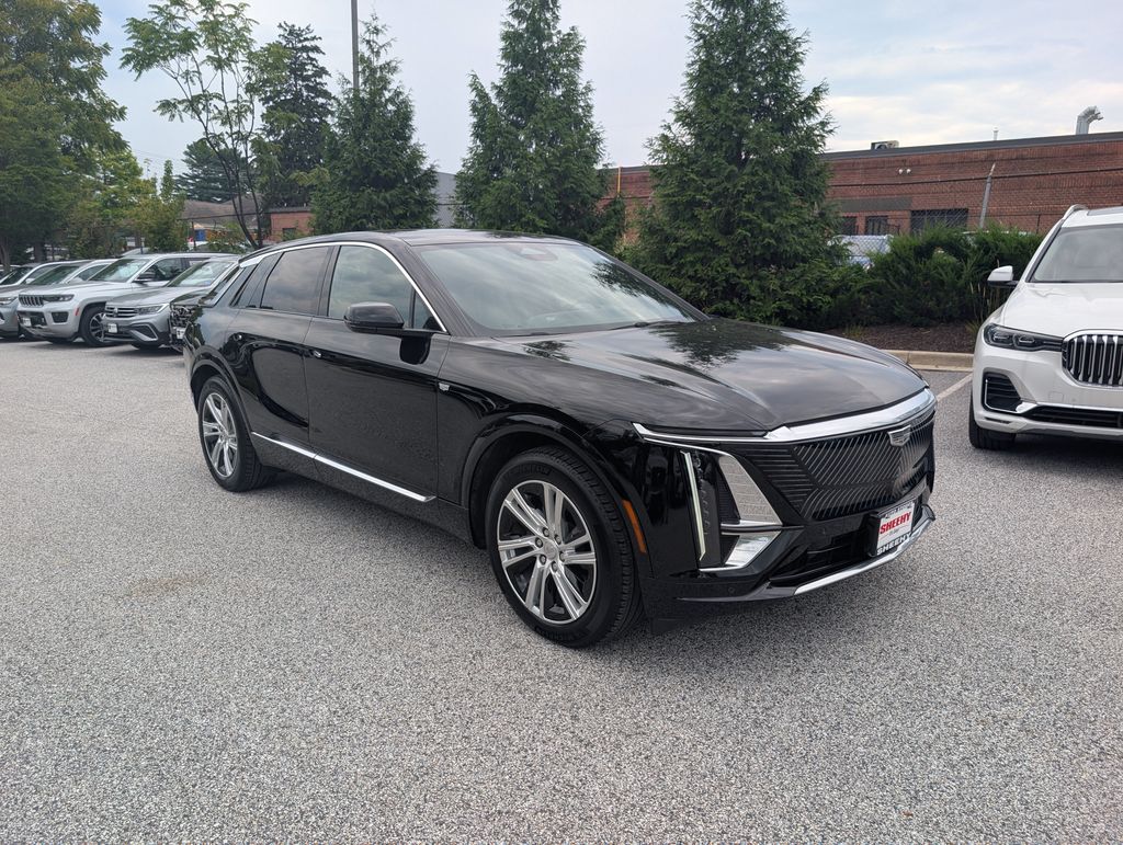 Stellar Black Metallic 2024 Cadillac LYRIQ SUV / Crossover All-Wheel Drive 1-Speed Automatic