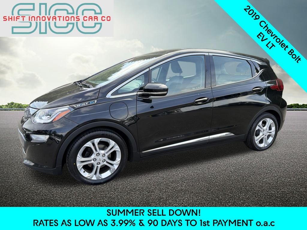 Mosaic Black Metallic 2019 Chevrolet Bolt EV Hatchback Front-Wheel Drive 1-Speed Automatic