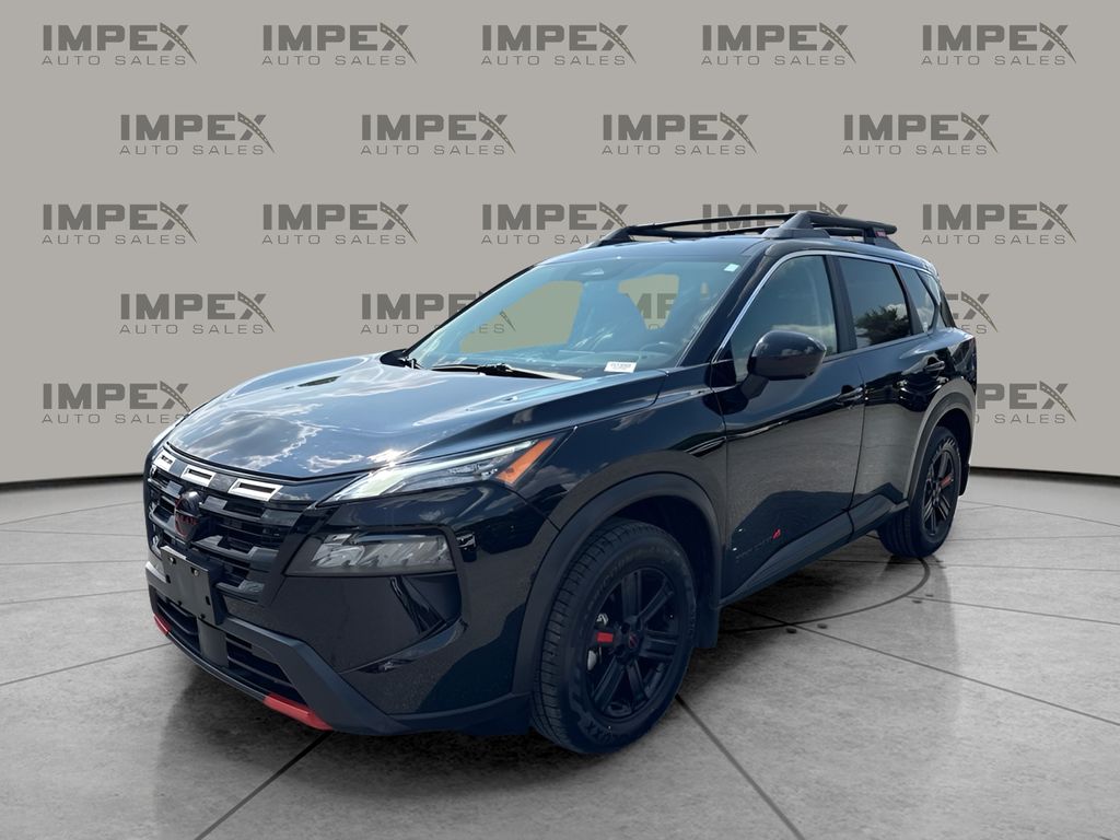 Super Black 2025 Nissan Rogue SUV / Crossover All-Wheel Drive Continuously Variable Transmission