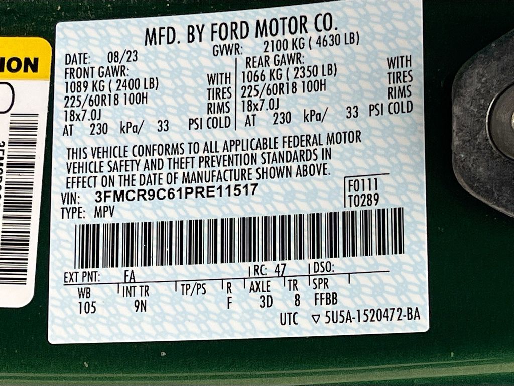 Used 2023 Green Ford Outer Banks image 33