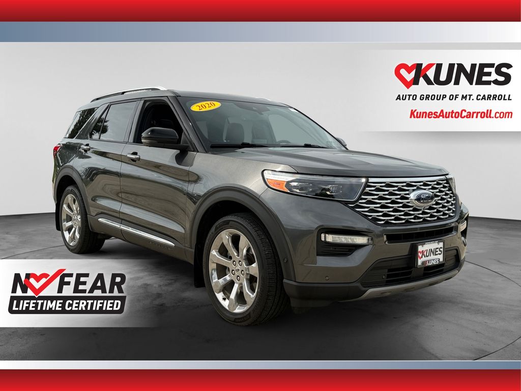 Gray (Magnetic) 2020 Ford Explorer SUV / Crossover All-Wheel Drive Automatic