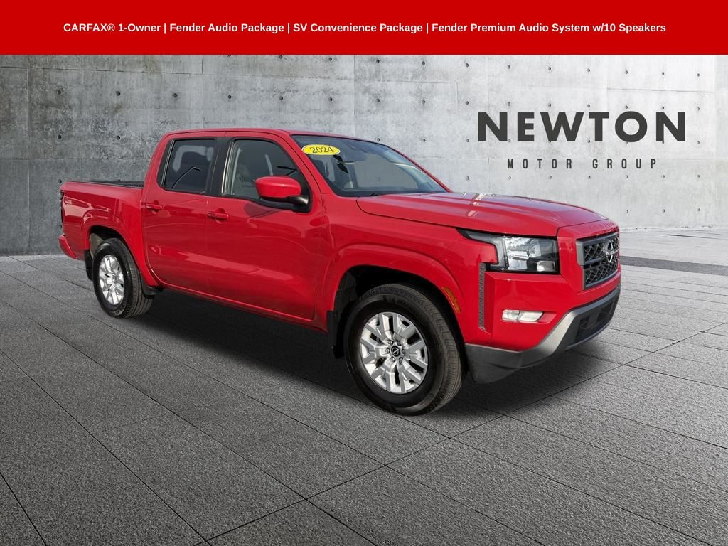 Red Alert 2024 Nissan Frontier Pickup Truck 4X2 9-Speed Automatic Overdrive