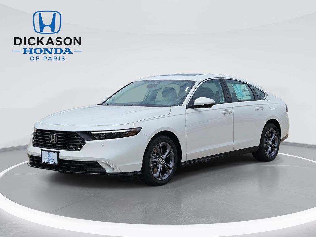 Gray (Platinum) 2026 Honda Accord Hybrid EX-L FWD Sedan Front-Wheel Drive Continuously Variable Transmission