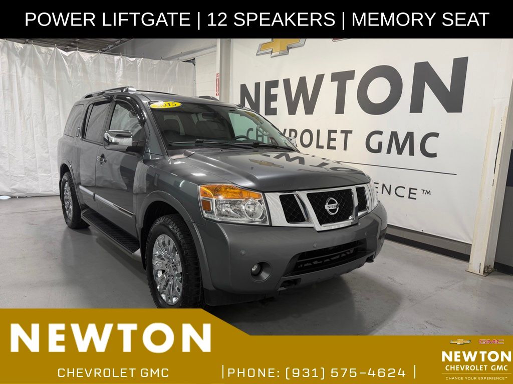 Gray (Gun Metallic) 2015 Nissan Armada Platinum 4WD SUV / Crossover Four-Wheel Drive 5-Speed Automatic Overdrive
