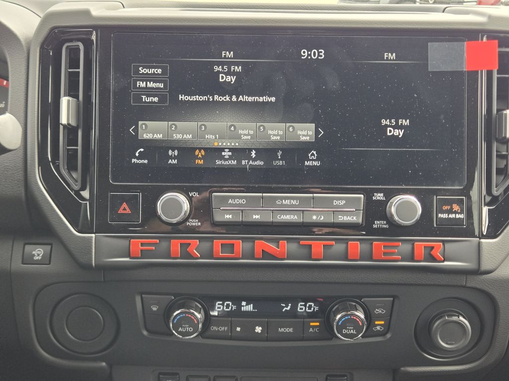 2026 Nissan Frontier PRO-X Black at Central Houston Nissan