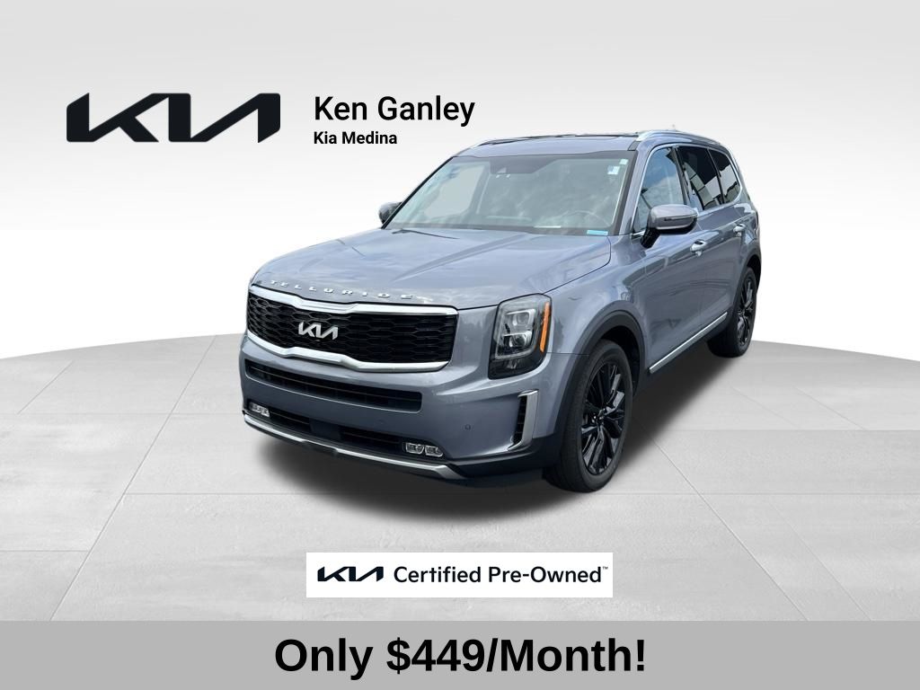 Everlasting Silver 2022 Kia Telluride SUV / Crossover All-Wheel Drive 8-Speed Automatic