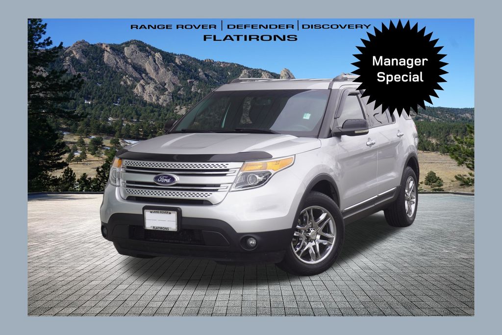 Ingot Silver 2013 Ford Explorer XLT 4WD SUV / Crossover All-Wheel Drive 6-Speed Automatic