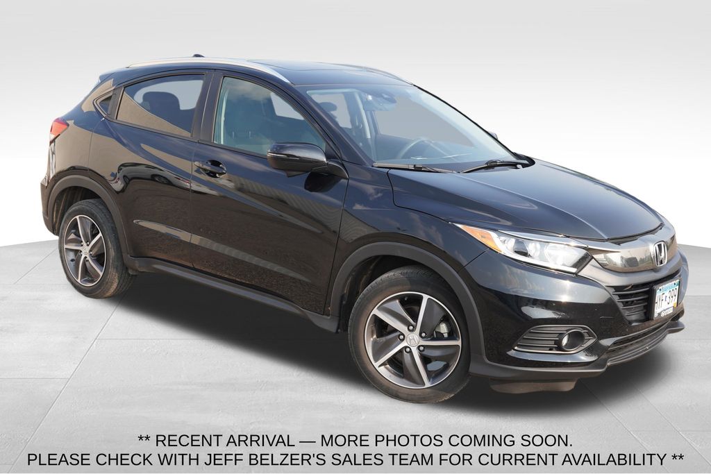 Crystal Black Pearl 2022 Honda HR-V SUV / Crossover All-Wheel Drive Continuously Variable Transmission